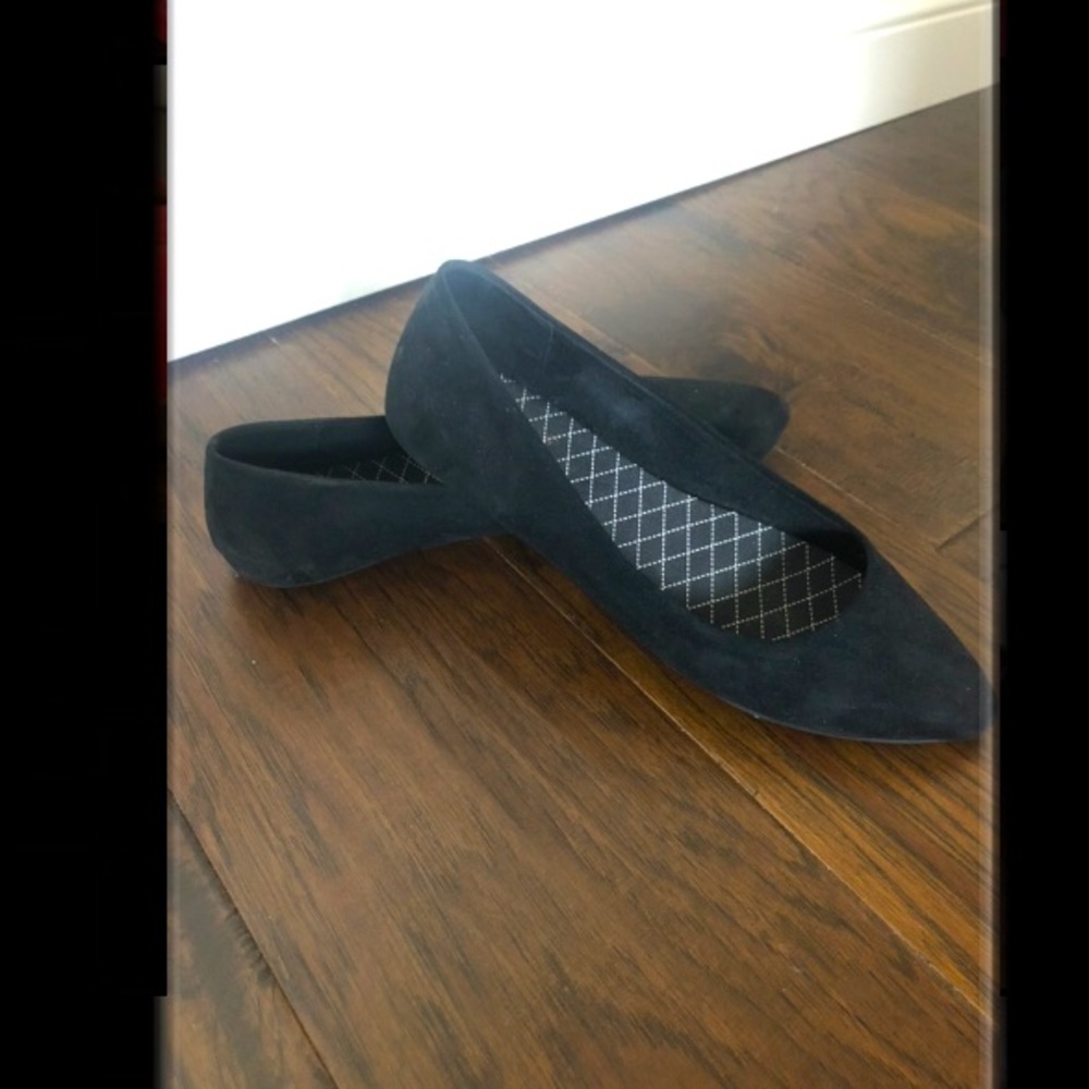 Kate and Mel black Pirassa flats